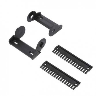 Set of connecting elements of the 2600/2700 series chain, rigid with a comb